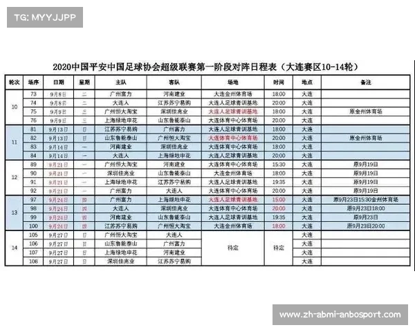山东鲁能本赛季中超联赛具体比赛时间表 山东鲁能本赛季中超联赛具体比赛时间表